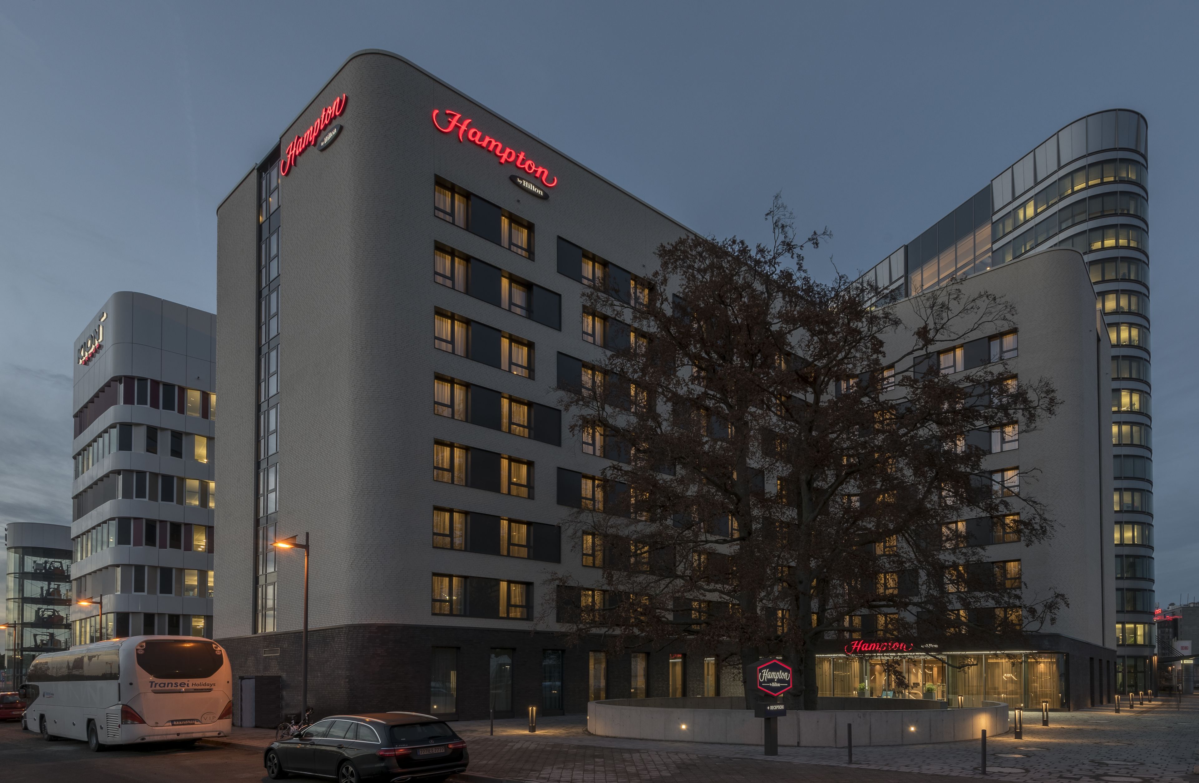 front of property – evening/night