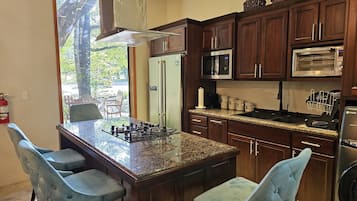 Cabane Deluxe, 1 chambre, cuisine, vue jardin | Cuisine privée