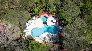 Outdoor pool, open 8:00 AM to 9:00 PM, pool loungers
