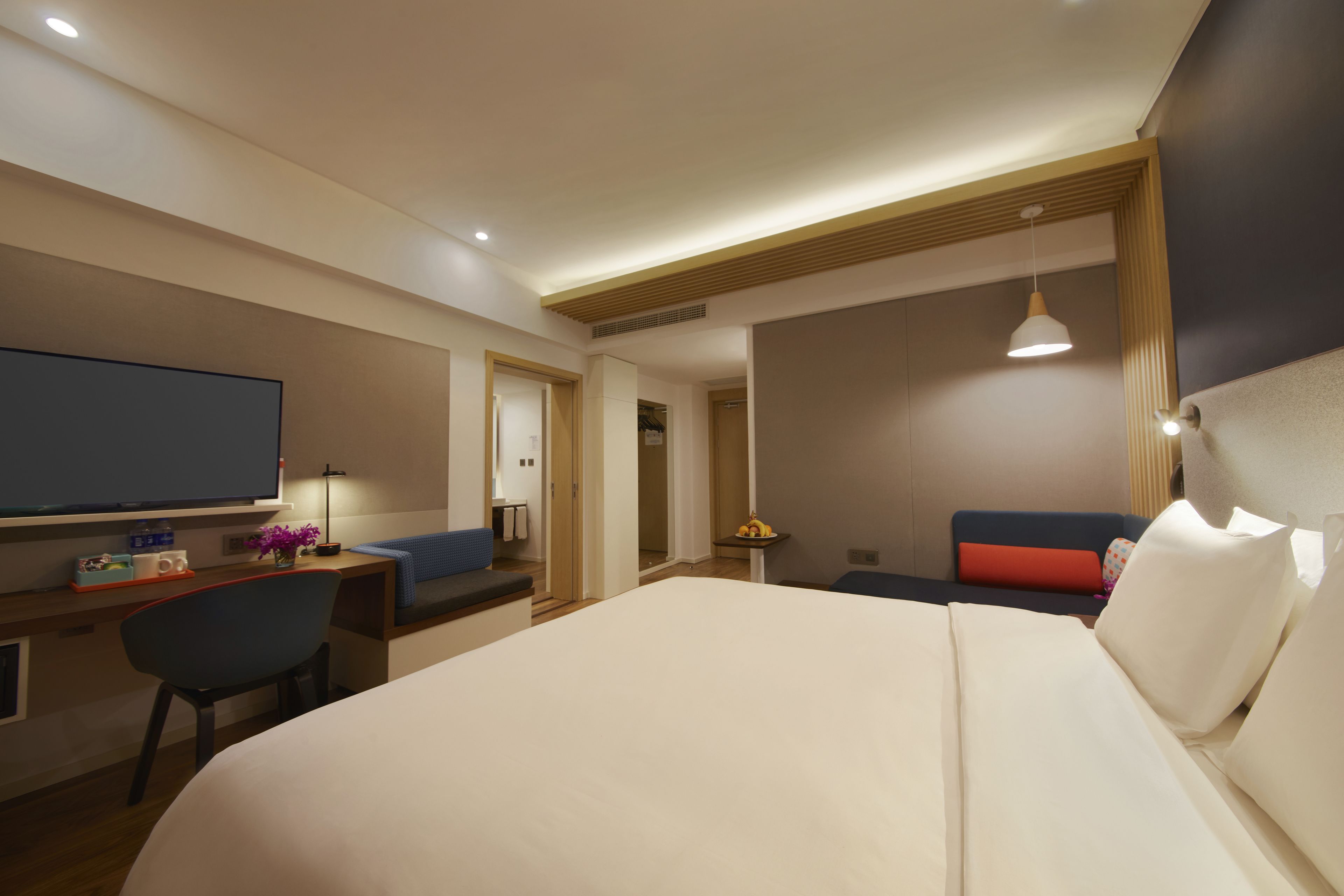 1 habitación, minibar, caja de seguridad en la habitación y escritorio 