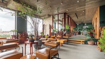 Sala de estar en el lobby