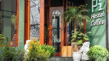 Voorkant van accommodatie