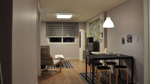The Raum Ville (#1) | Living area | Flat-screen TV - The Raum Ville (Hwaseong)