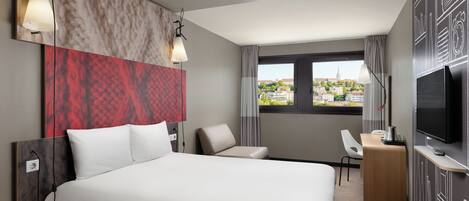 Premium kamer, 1 tweepersoonsbed met slaapbank | Uitzicht vanuit de kamer