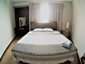 Comfort Condo, 2 Bedrooms | 2 bedrooms, blackout curtains, soundproofing, iron/ironing board