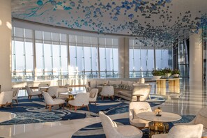 Sala de estar en el lobby