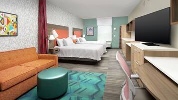 Caja de seguridad en la habitación y escritorio