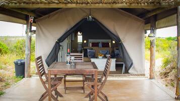 Luxury Tent, 1 Double Bed with Sofa bed | Terrace/patio