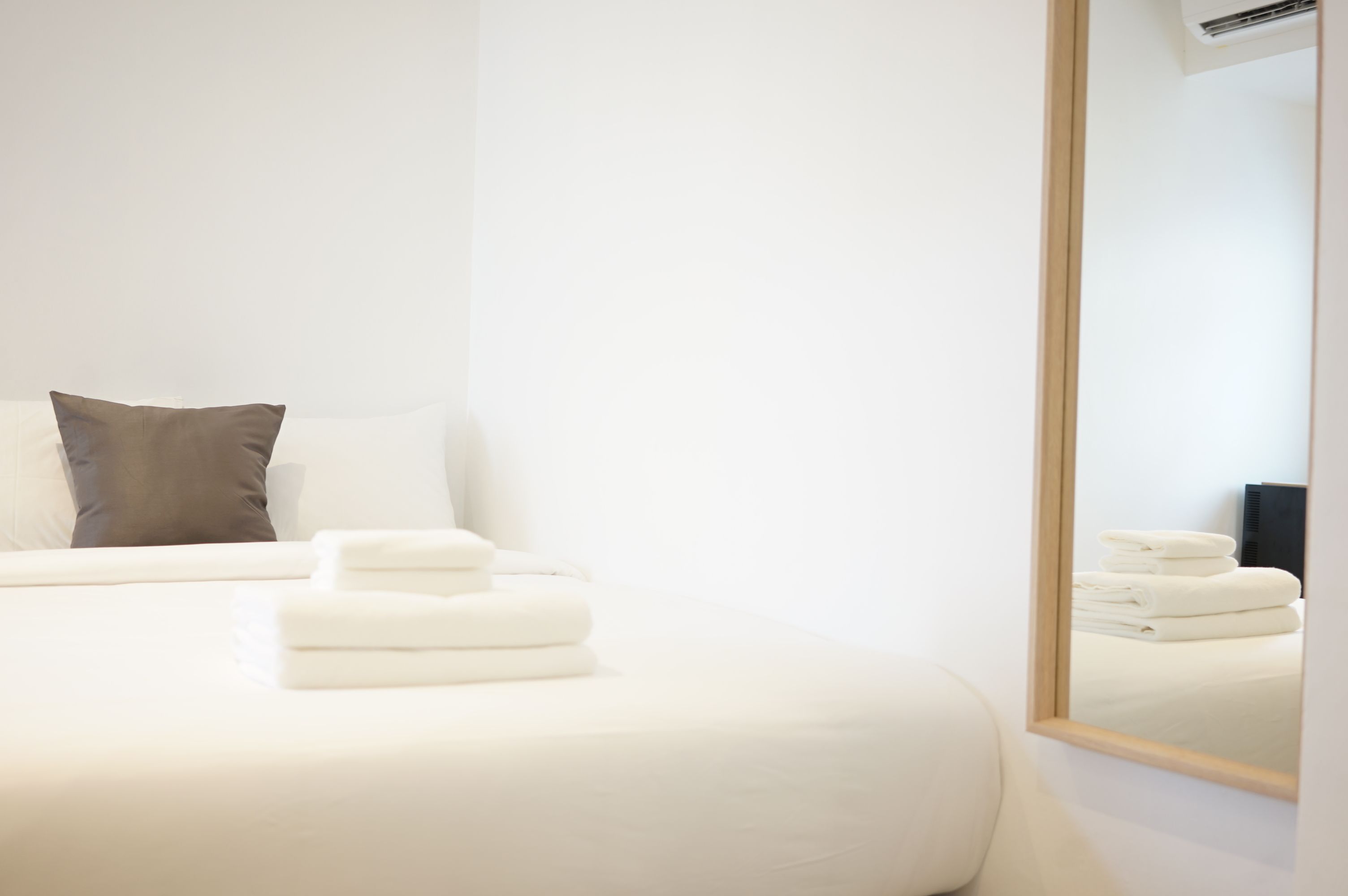 king bed upper floor | desk, free wifi, bed sheets