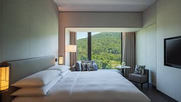 防敏寢具、羽絨被、迷你吧贈品、房內夾萬