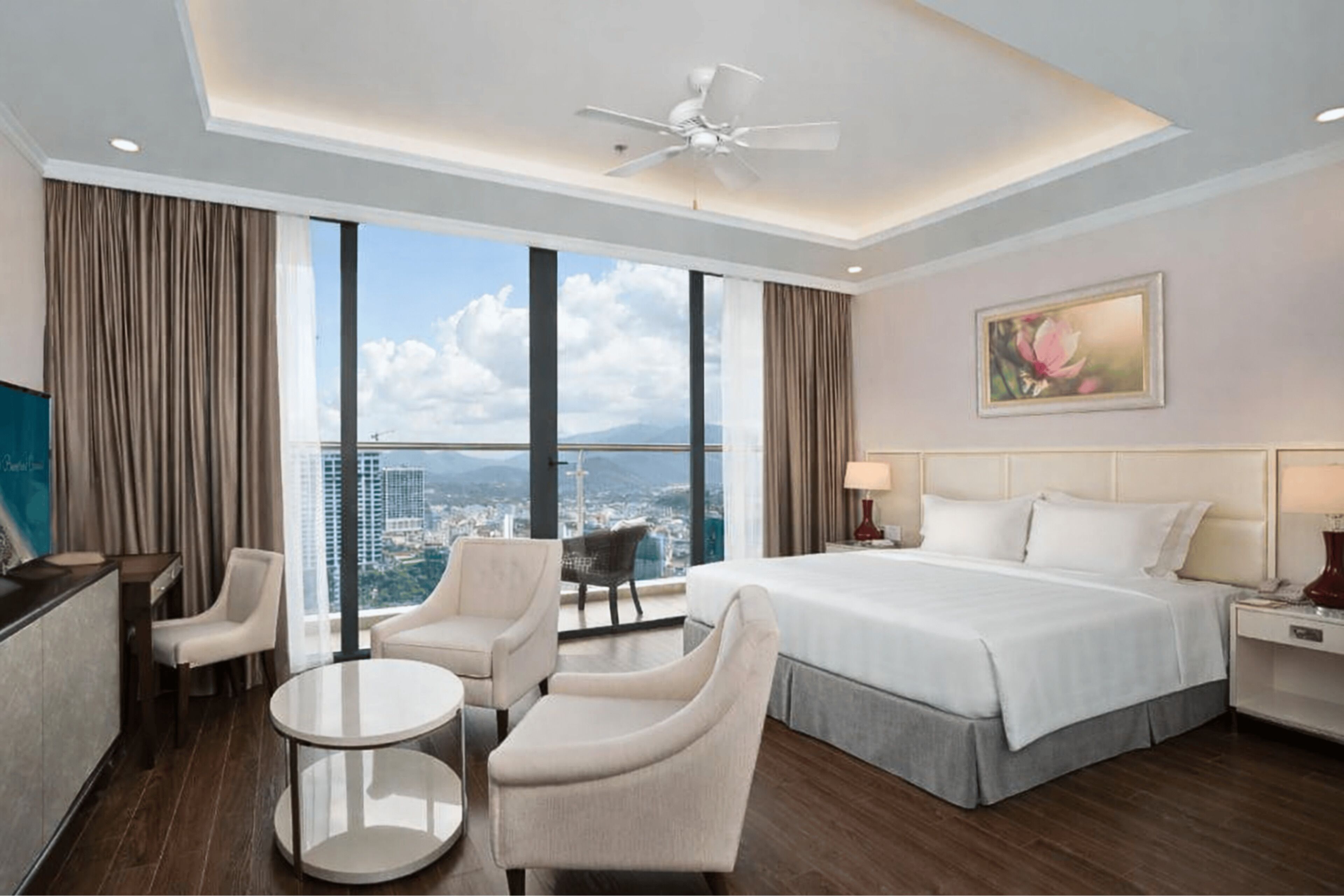 Minibar, in-room safe, desk, blackout curtains