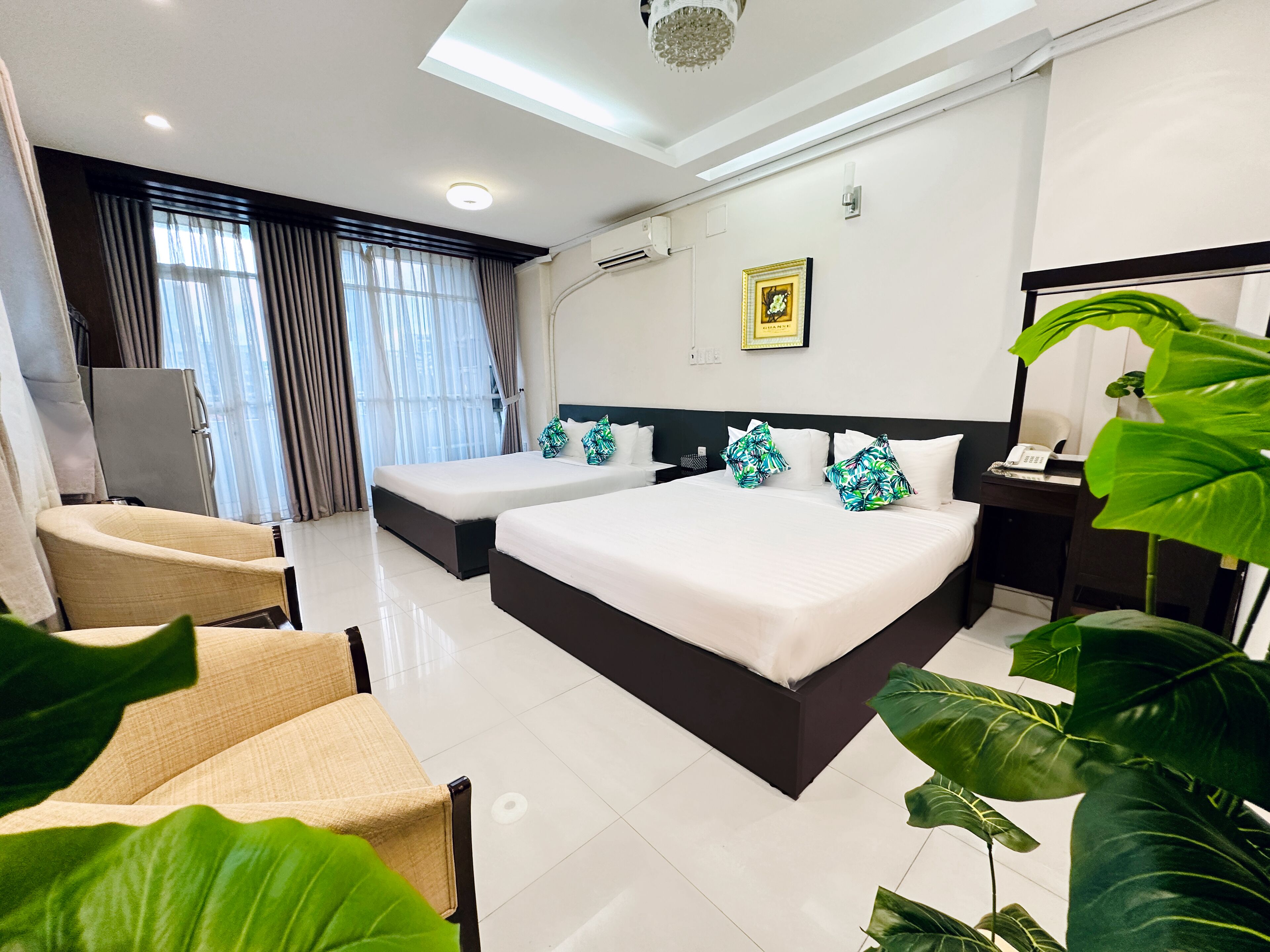 Family Room, Balcony, City View