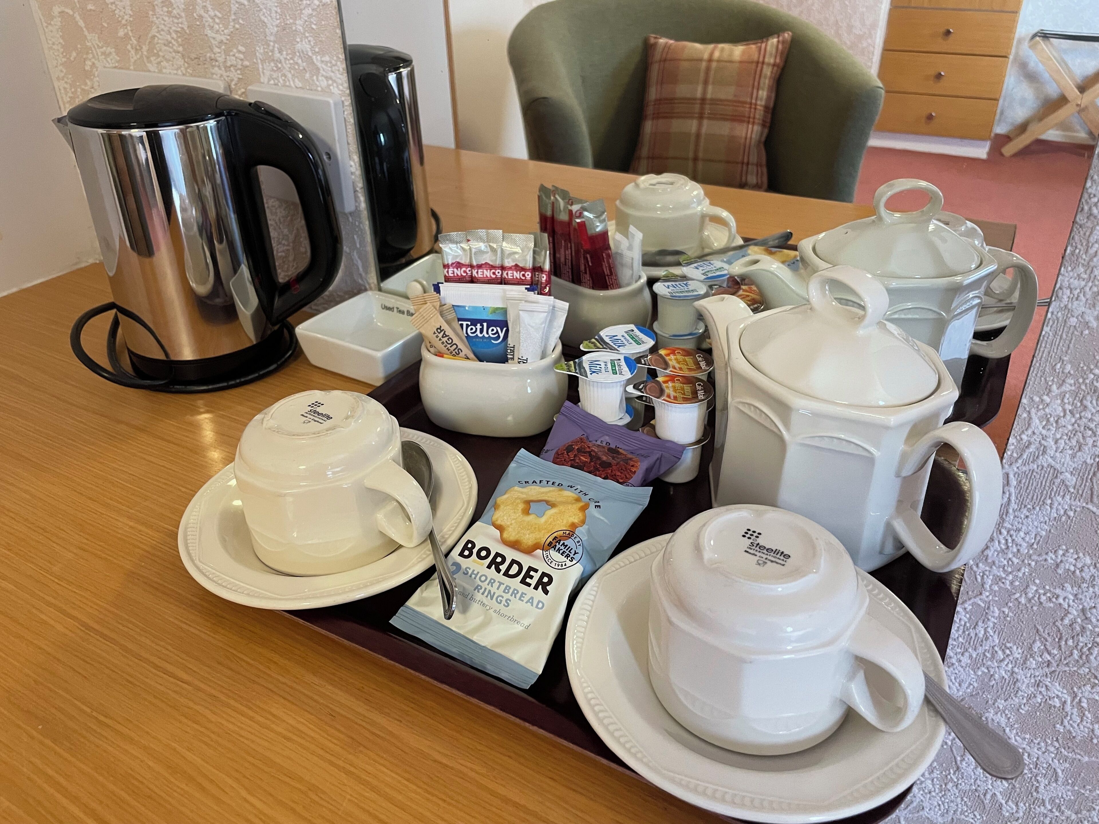 individually decorated, individually furnished, blackout curtains