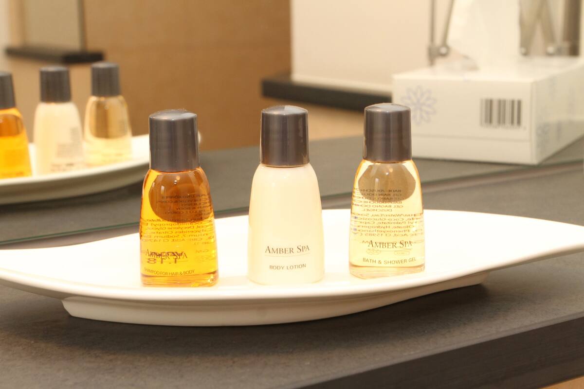 standard single room | bathroom amenities | shower, hair dryer, towels