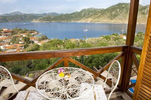 Double or Twin Room, Sea View (Ihlamur) | Terrace/patio - Villa Bakacak - Adults Only (Marmaris)