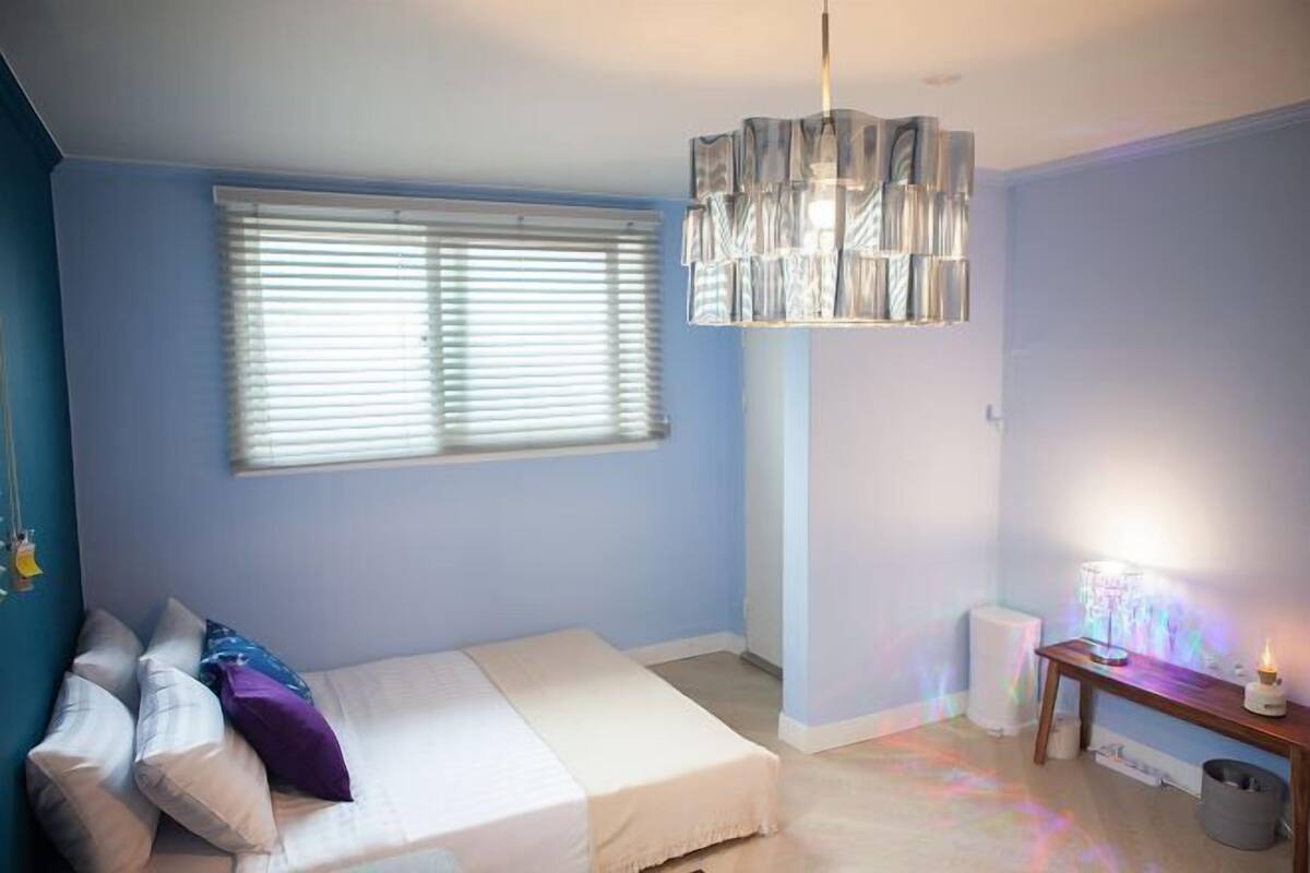 12 bedrooms, blackout drapes, iron/ironing board, free WiFi