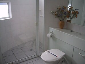 Secador de pelo, toallas