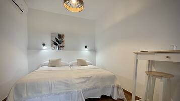 Desk, soundproofing, bed sheets