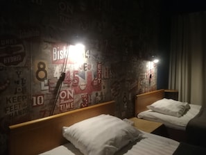 Individually decorated, blackout curtains, free WiFi, bed sheets