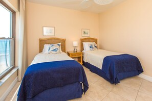 Deluxe Condo, Patio, Sea View | 2 bedrooms, bed sheets