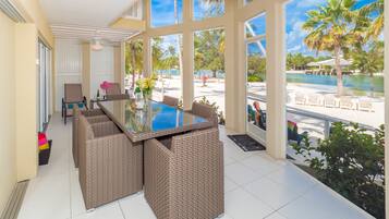 Deluxe Condo, Patio, Lagoon View | Terrace/patio