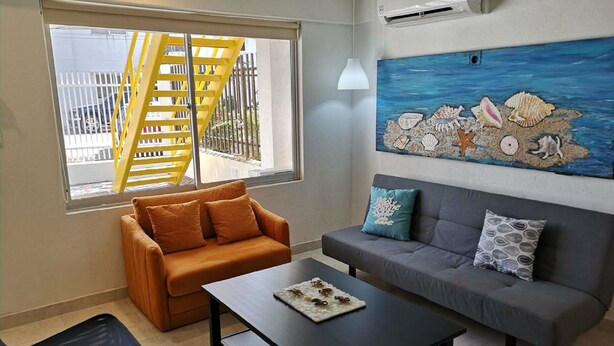 Family Apartment, 1 Bedroom, Non Smoking, Garden View (Studio 1) | Living room - Our Place (San Andrés)
