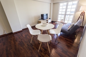 Business Apartment, Multiple Beds, Non Smoking | Living area | 32-inch LCD TV with cable channels, TV