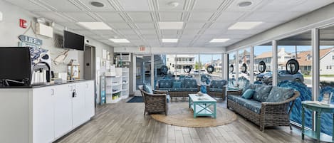 Lobby sitting area