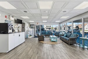 Sala de estar en el lobby