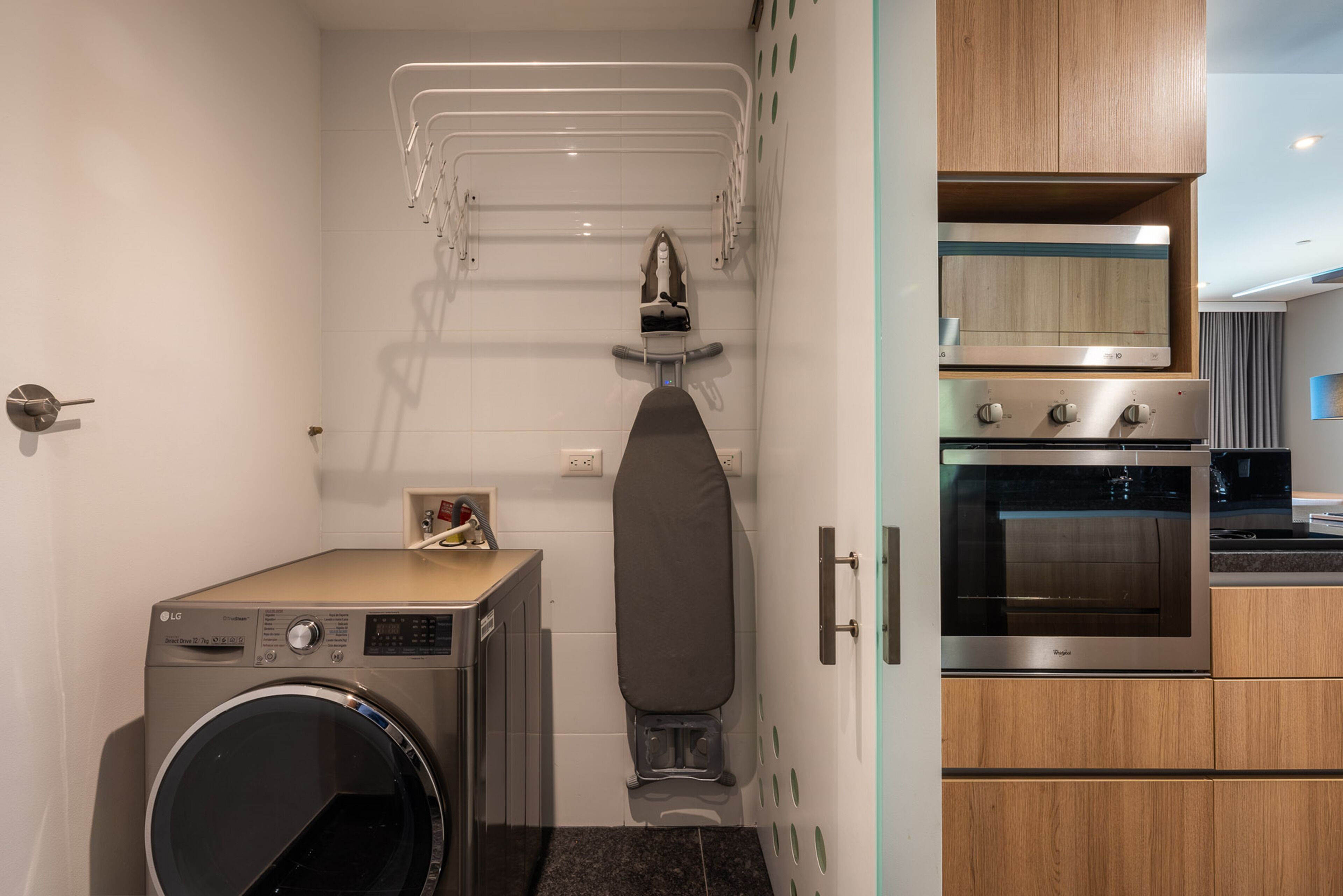 superior suite, 1 king bed with sofa bed (suite 2 rooms king bed non smoking) | laundry