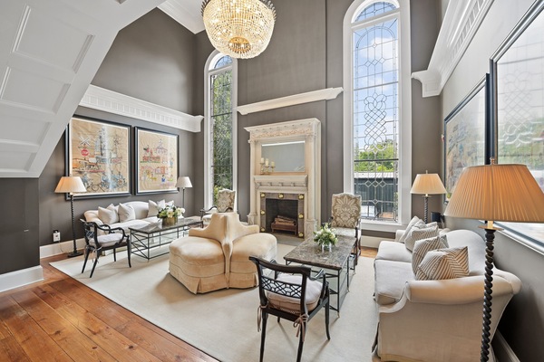 Lobby sitting area