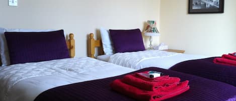 Escritorio, tabla de planchar con plancha, wifi gratis y ropa de cama