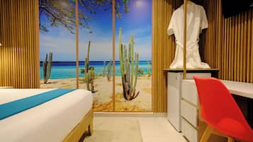 Phòng đôi Deluxe, 1 giường cỡ queen | 1 phòng ngủ, bộ đồ giường cao cấp, minibar, trang trí khác biệt