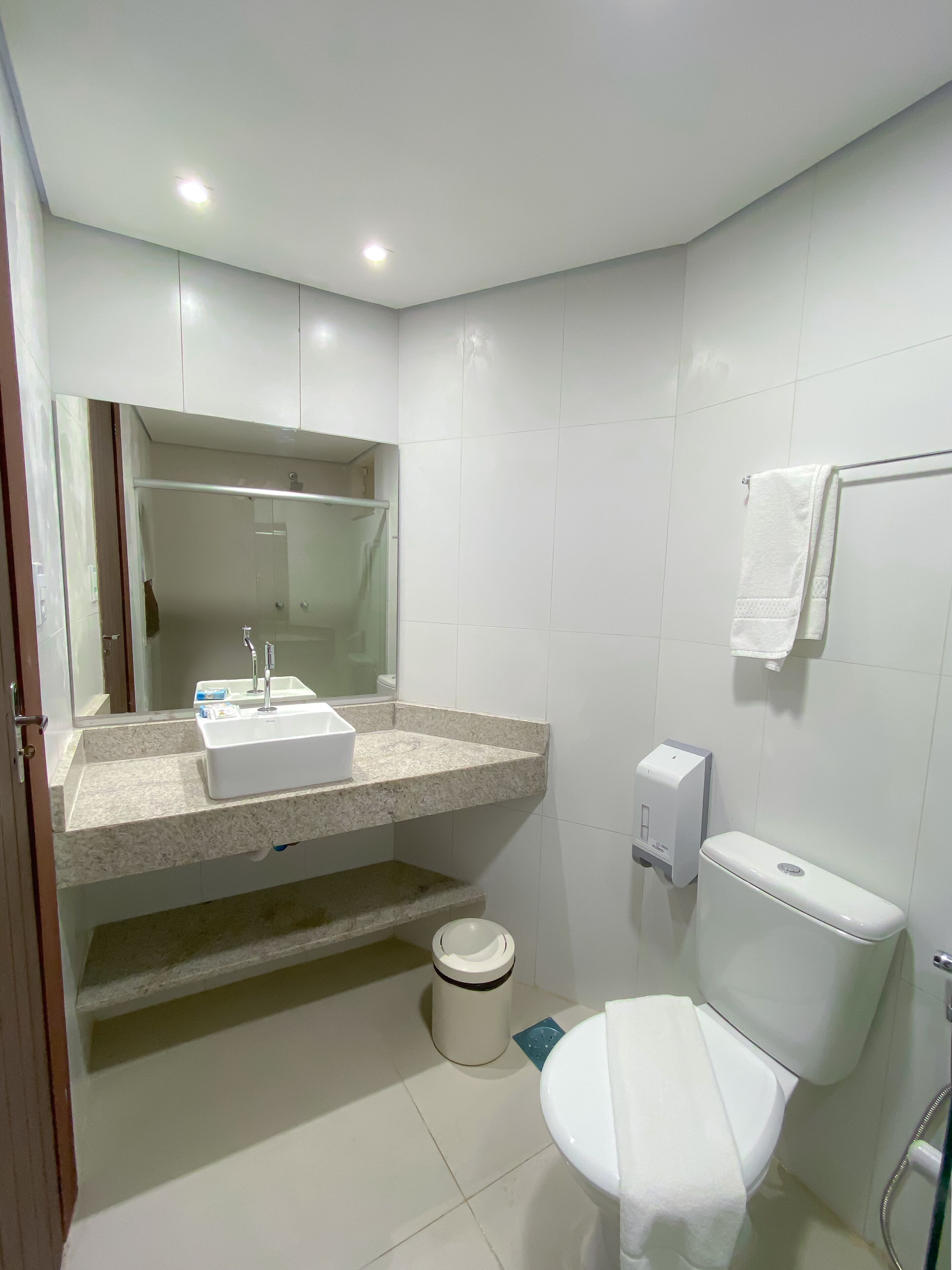 superior room | bathroom | shower, towels