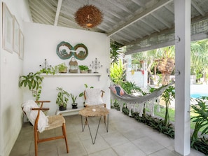 Lila Deluxe Room | Terrace/patio - Lila Boutik Residence (Canggu)