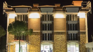 Front of property – evening/night