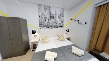 Decoración personalizada, muebles diferentes y wifi gratis 
