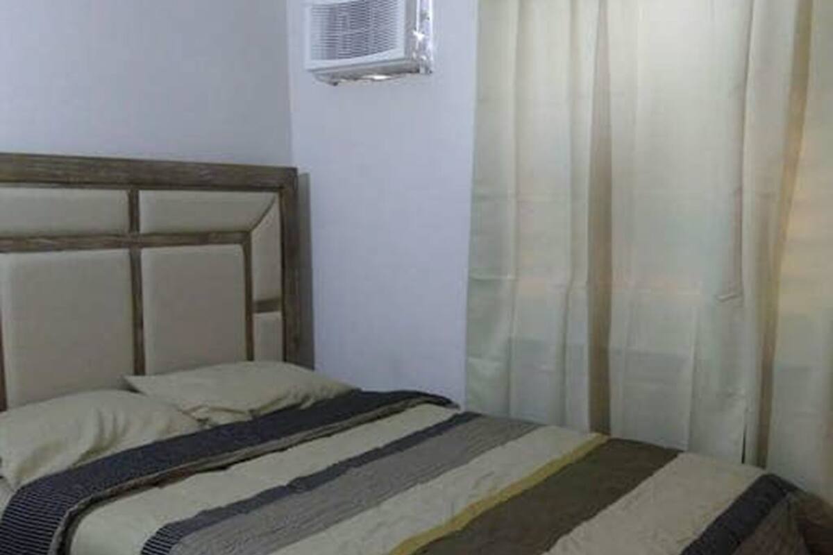Double Room, 1 Queen Bed | Blackout drapes, iron/ironing board (on request), bed sheets