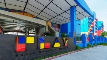 Voorkant van accommodatie