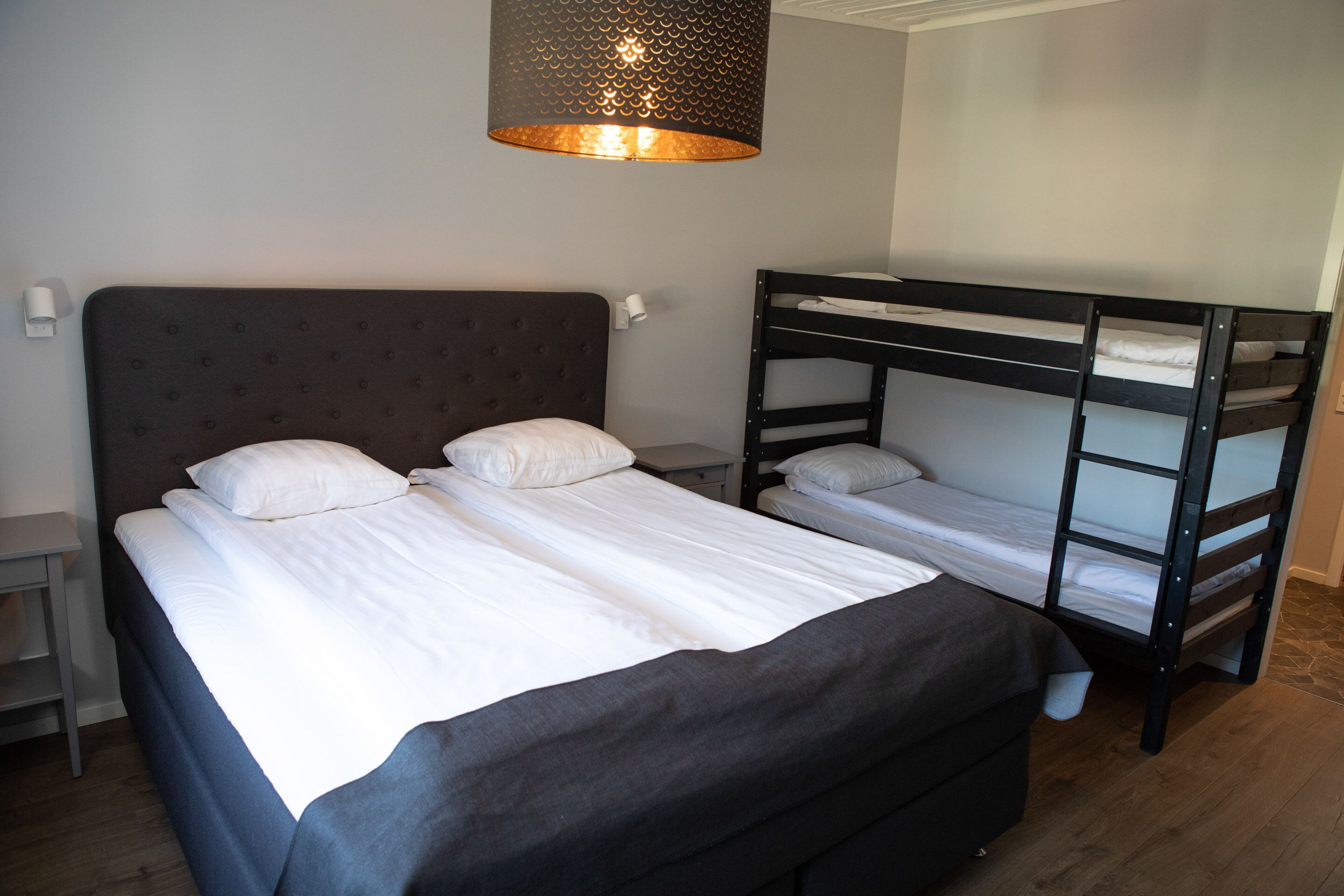 family quadruple room, multiple beds, non smoking, ground floor | desk, blackout curtains, free wifi, bed sheets