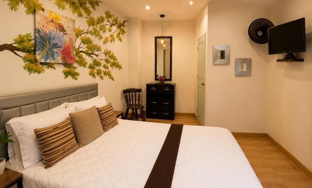 Estándar Doble | In-room safe, free WiFi, bed sheets, wheelchair access