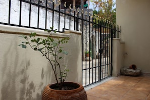 Interior entrance