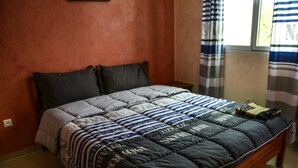 2 habitaciones, wifi gratis y ropa de cama 