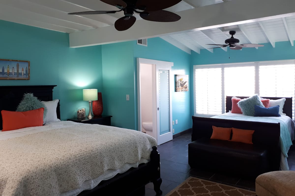 Double Room, Multiple Beds, Non Smoking | Premium bedding, down comforters, pillowtop beds, blackout drapes