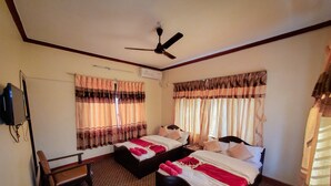 Deluxe Quadruple Room, Smoking | Premium bedding, WiFi (free), bed sheets - Hotel Cordial (Pokhara)