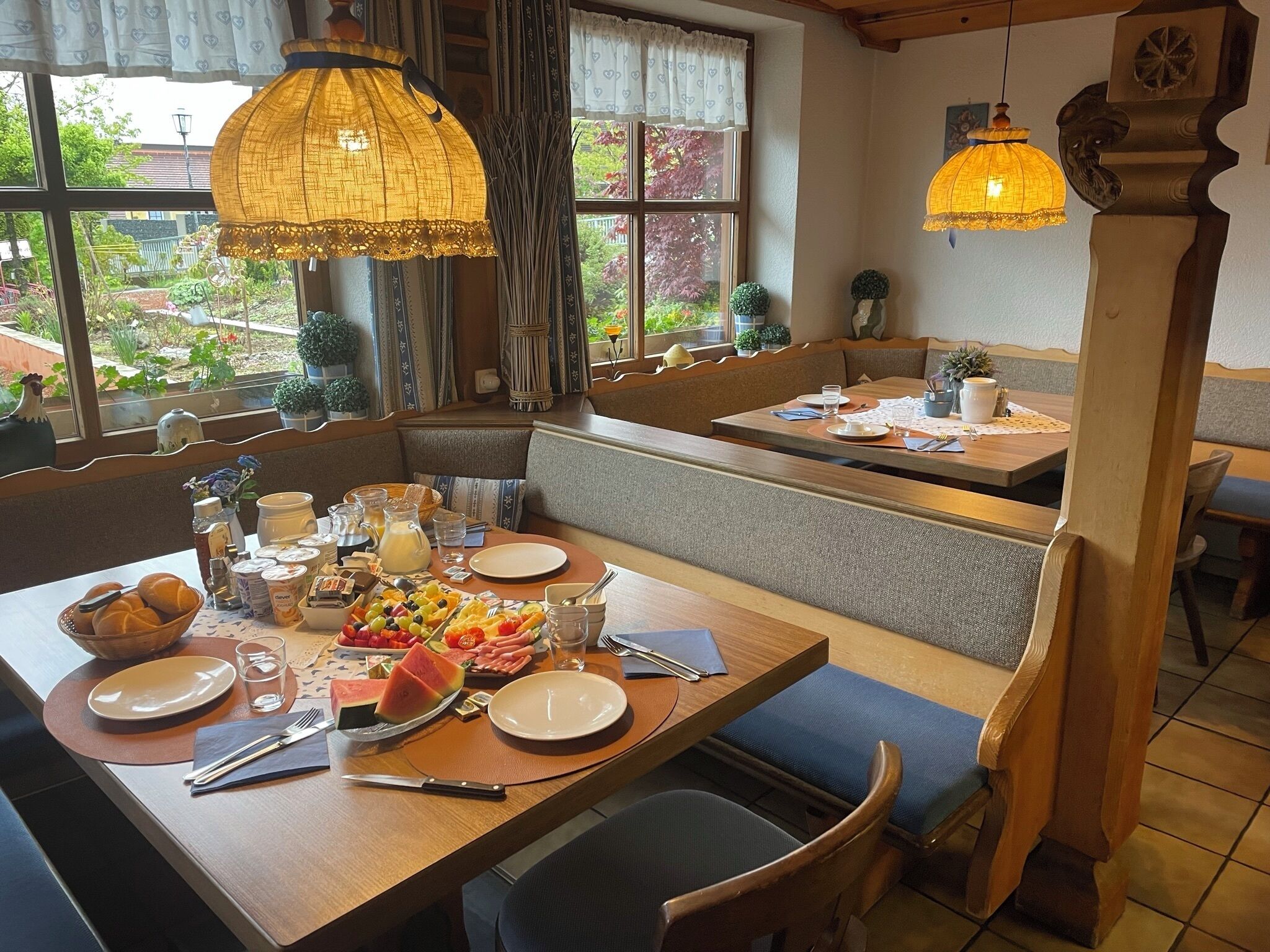 daily buffet breakfast (eur 12.50 per person)