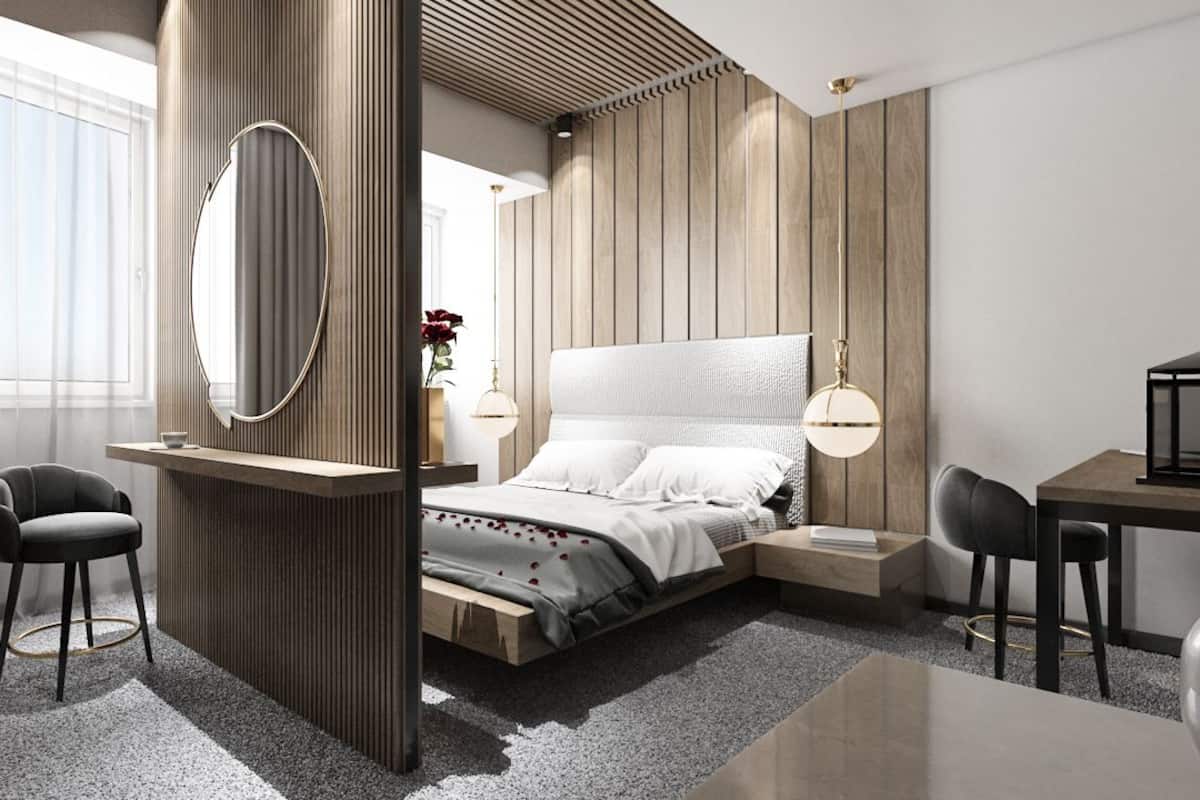 Deluxe Double Room, 1 Queen Bed, Smoking | Minibar, desk, free WiFi