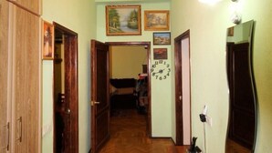 Iron/ironing board (on request), bed sheets - Apartment in the center (Yerevan)