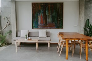 빌라, 침실 3개, 전용 수영장 | 거실 공간 | 평면 TV, DVD 플레이어