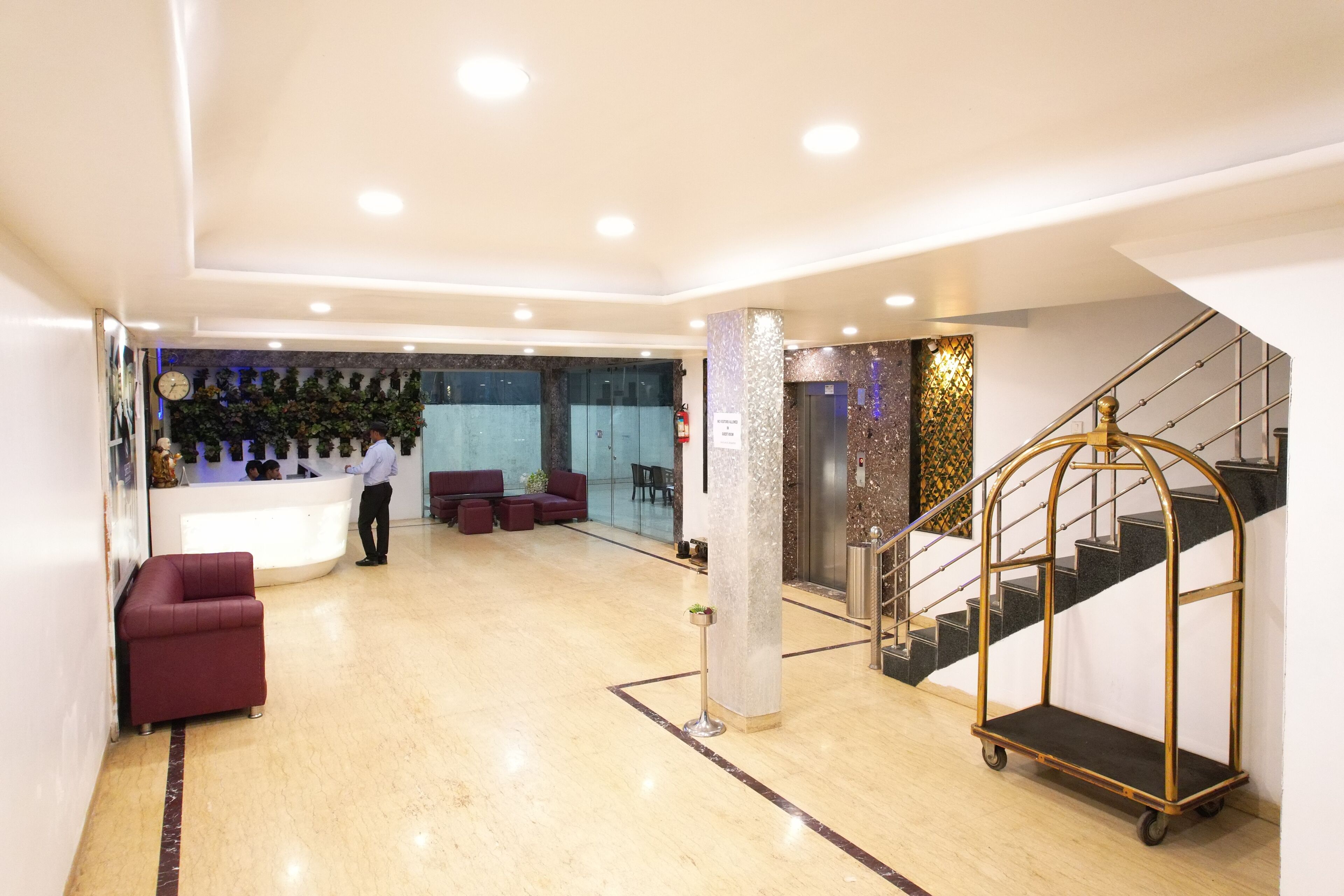 Sala de estar en el lobby